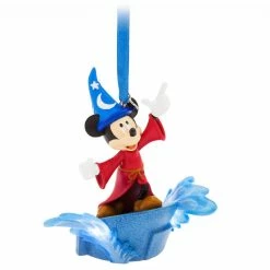 Deals ⌛ Disney Figural 🎄 Christmas Ornament - Sorcerer Mickey - Light Up 👏