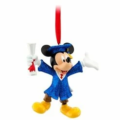 Best Sale 🧨 Disney 🎄 Christmas Ornament - Graduation Nite Mickey Mouse ❤️