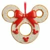 Promo 🔔 Disney 🎅 Christmas Ornament - Mickey Mouse Gingerbread Filigree Wreath 😀