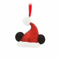 Coupon 🎉 Disney 🔔 Christmas Ornament - Mickey Mouse Santa Hat 😀