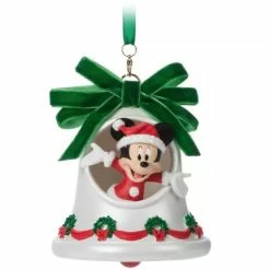 Budget 🔔 Disney Sketchbook Ornament - Santa Mickey Mouse Bell 💯