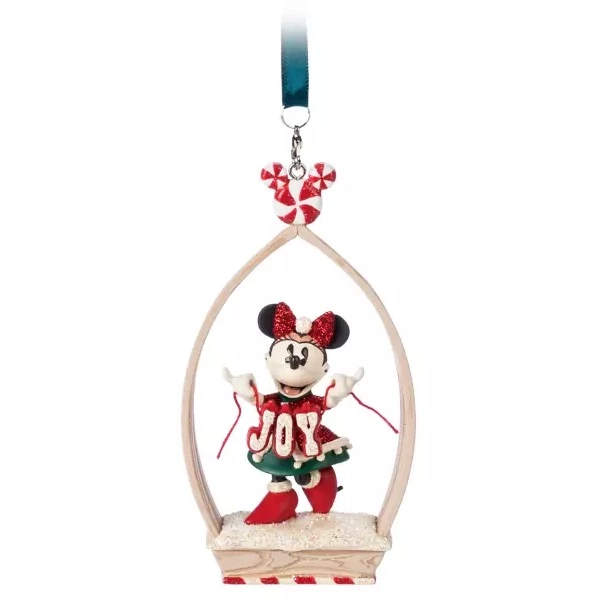 New 👏 Disney Sketchbook Ornament - Minnie Mouse - JOY ✨ 3 New 👏 Disney Sketchbook Ornament - Minnie Mouse - JOY ✨