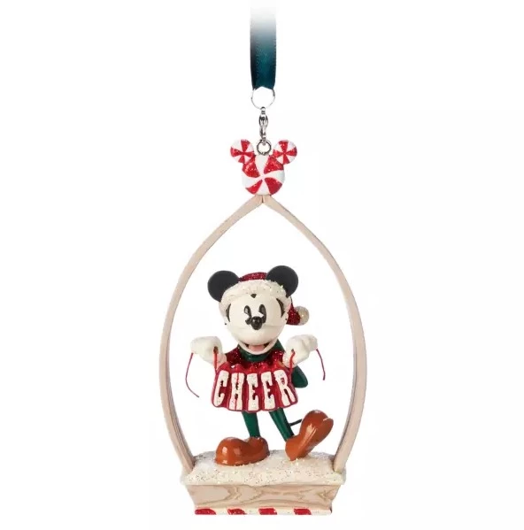 New 😍 Disney Sketchbook Ornament - Mickey Mouse - Cheer ❤️ 3 New 😍 Disney Sketchbook Ornament - Mickey Mouse - Cheer ❤️