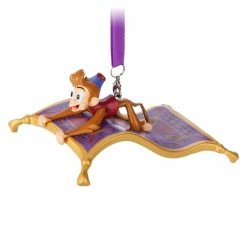 Deals 🛒 Disney Figurine Ornament - Abu And Magic Carpet - Aladdin 🛒
