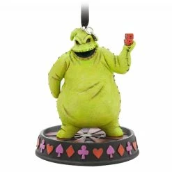 Promo 😀 Disney Sketchbook 🎄 Christmas Ornament - Oogie Boogie - Glow In Dark 🤩