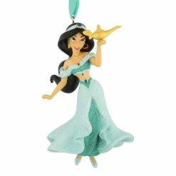 Coupon ⌛ Disney Figure ❄ Christmas Ornament - Jasmine With Genie Lamp 😍