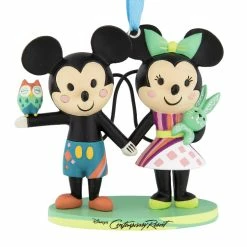Best deal 😀 Disney Figure ❄ Christmas Ornament - Contemporary - Mickey And Minnie 🤩