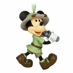 Brand new 🌟 Disney Figural Ornament - Mickey Mouse Safari - Animal Kingdom ⭐