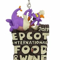 Buy 😀 Disney 🎁 Christmas Ornament - 2017 Food And Wine Festival - Figment ⭐