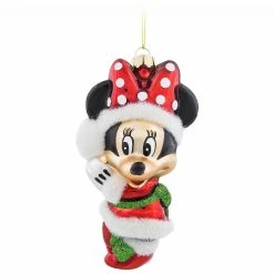 Top 10 🥰 Disney Glass Ornament - Santa Minnie Mouse 🤩