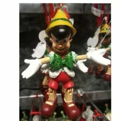 Budget 😍 Disney 🎄 Christmas Ornament - Pinocchio With Green Bow 😍