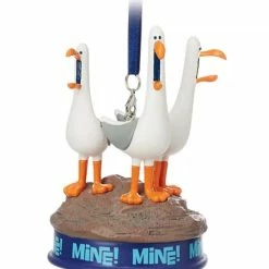 Best Pirce 💯 Disney Figurine Ornament - Finding Nemo Seagulls - Mine Mine - Talking 🔥