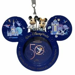 Best Pirce ✔️ Disney Photo Frame Ornament - 50th Anniversary - Mickey & Minnie 🤩