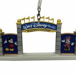 Buy 😀 Disney Figurine Ornament - Walt Disney World Main Entrance 👍