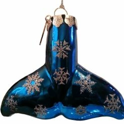 Wholesale ❤️ Sea World 🎄 Christmas Ornament - Blown Glass - Shamu Tail 😉